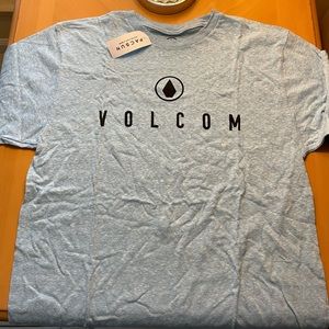 Men’s Volcom Light Blue Tshirt Brand New